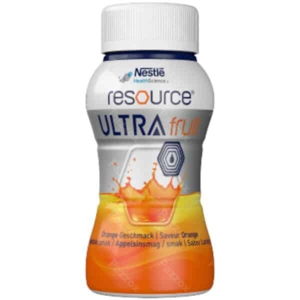 Nestlé Resource Ultra Fruit Saveur Orange 4x200ml