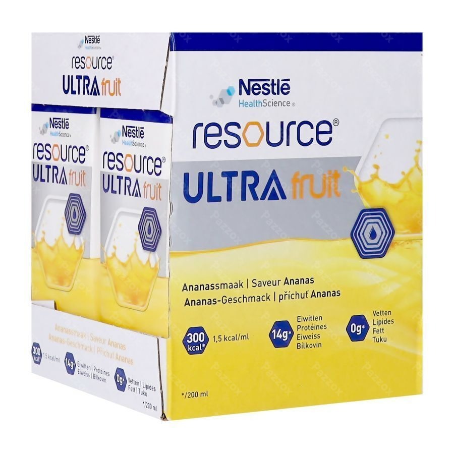 Nestlé Resource Ultra Fruit Saveur Ananas 4x200ml