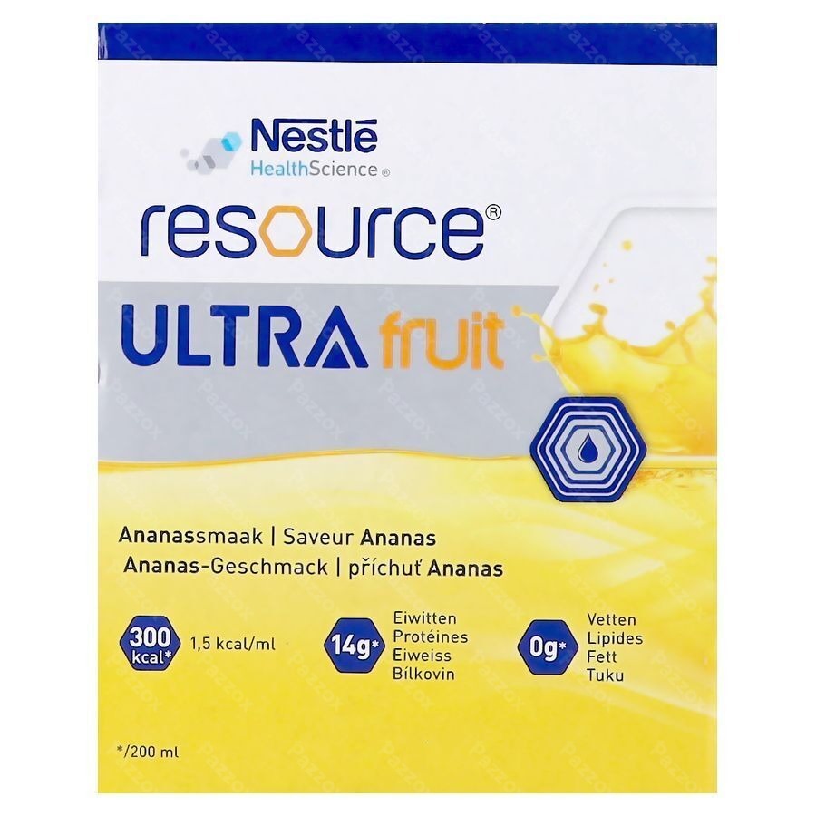 Nestlé Resource Ultra Fruit Saveur Ananas 4x200ml