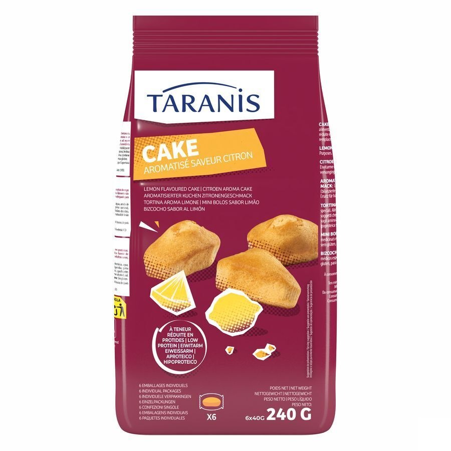 Taranis Mini Cake Citron Sach 6x40g