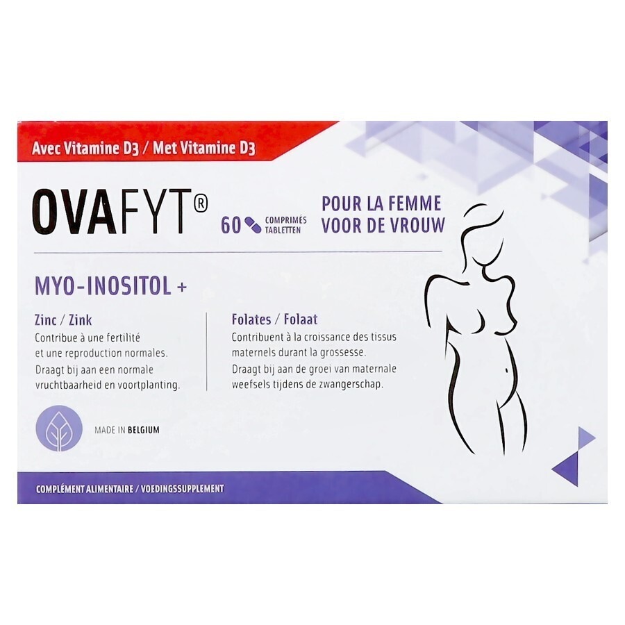 Ovafyt Myo-inositol Folates Zinc Vit D Comp 60