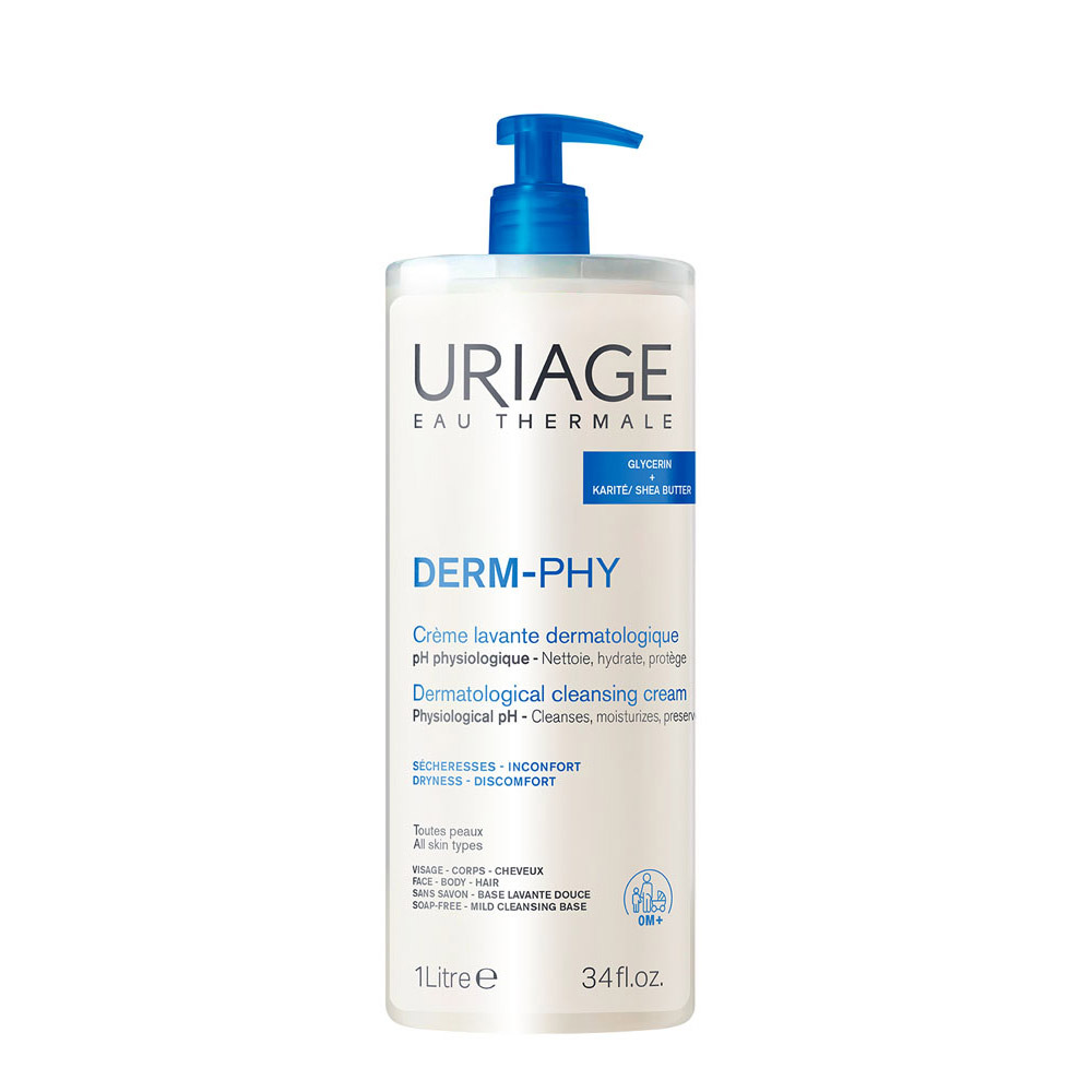 Uriage Dermo-phy Creme Lavante Dermatologique 1l