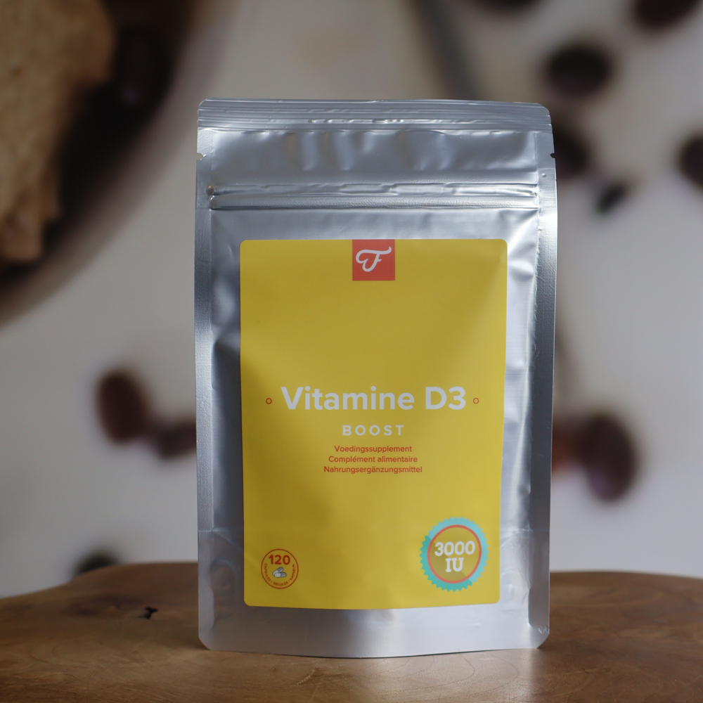 Foodie Vitamine D3 Boost 3000 IU 120 Comprimés