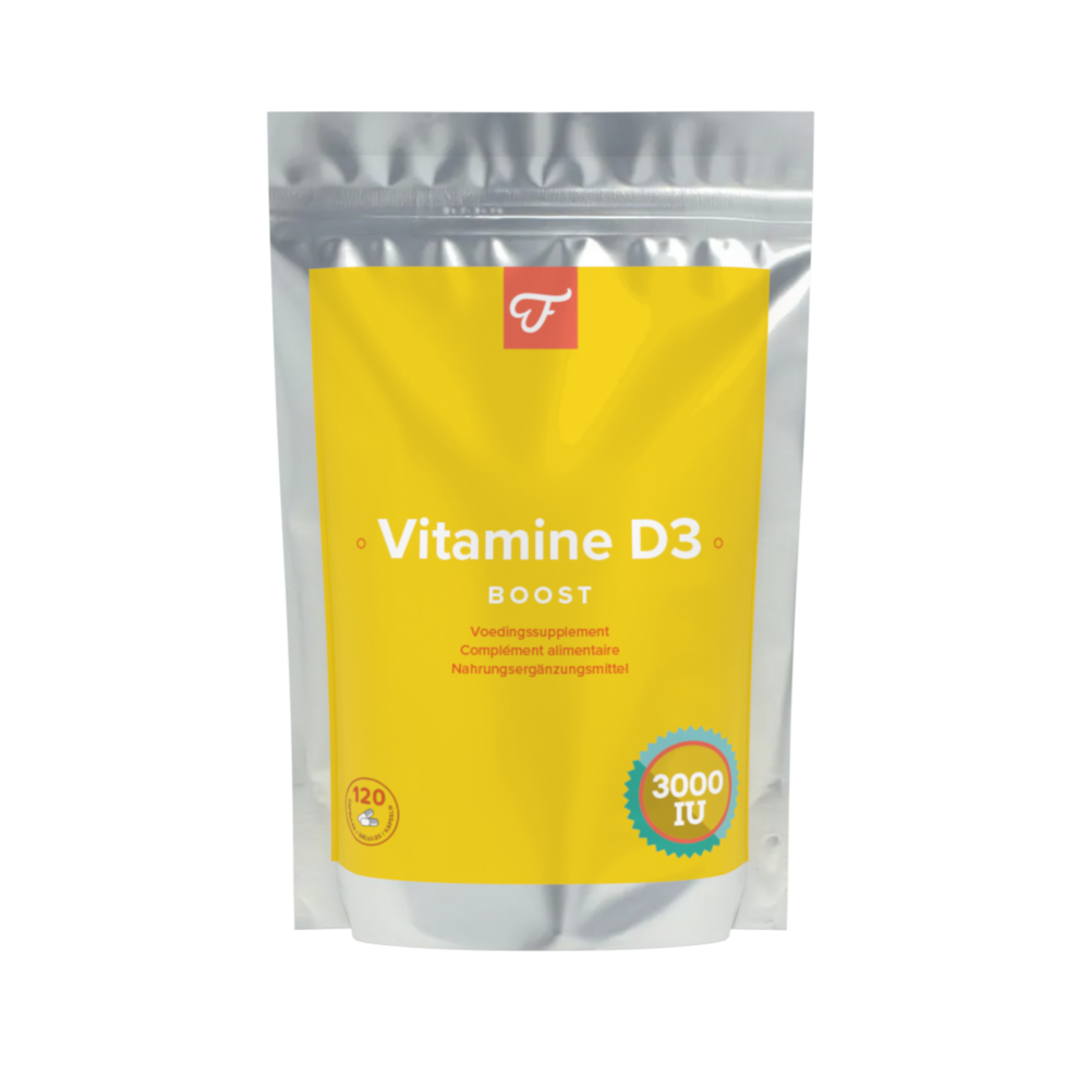 Foodie Vitamine D3 Boost 3000 IU 120 Comprimés