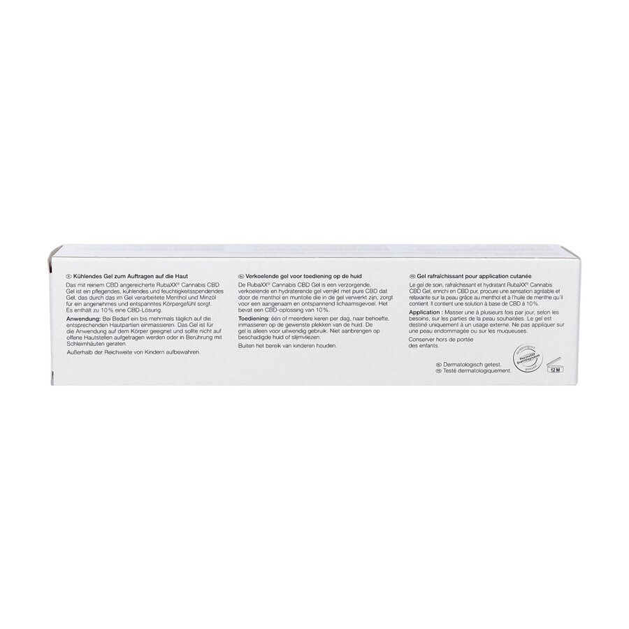 Rubaxx Cannabis CBD Gel 180ml