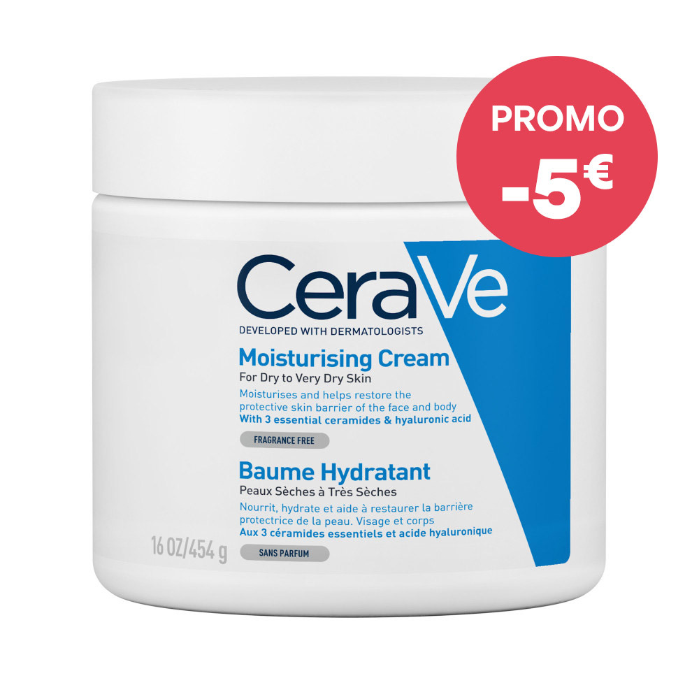 CeraVe Crème Hydratant 454g Promo -€5
