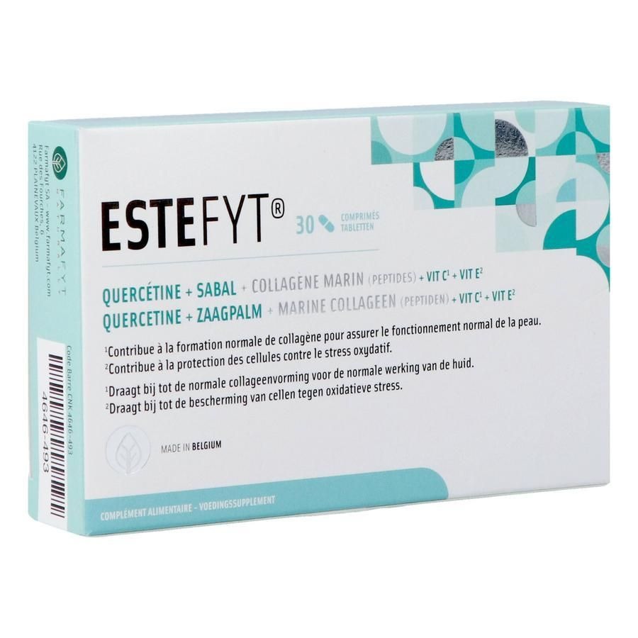 Estefyt 30 comprimés | Peau saine et éclatante