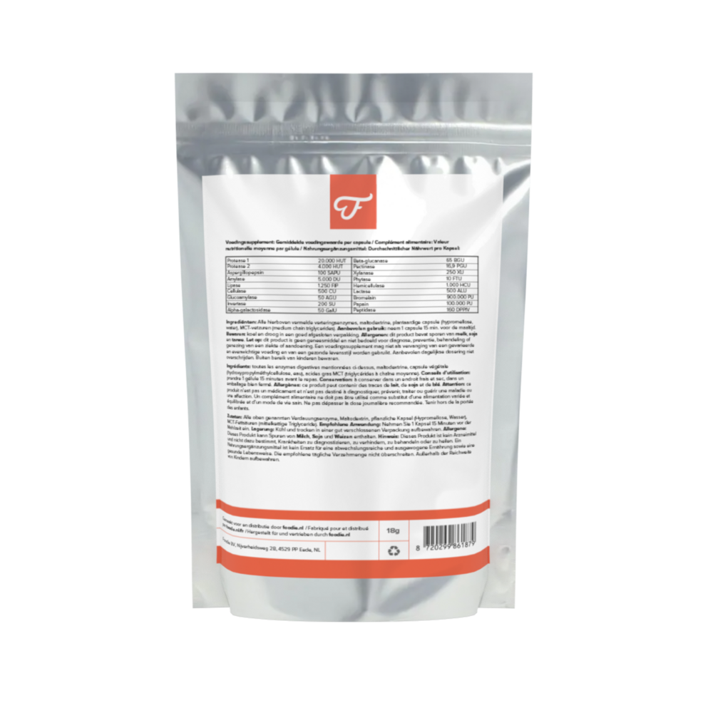 Foodie Full Spectrum Digestive Enzymes 30 Capsules
