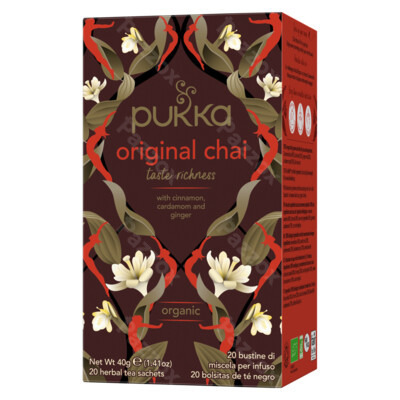 Pukka Original Chai Thé Bio 20 Sachets