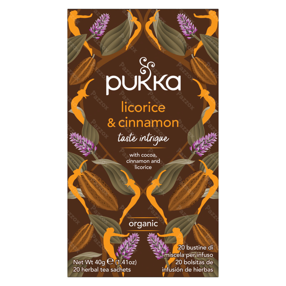 Pukka Licorice & Cinnamon Thé Bio 20 Sachets
