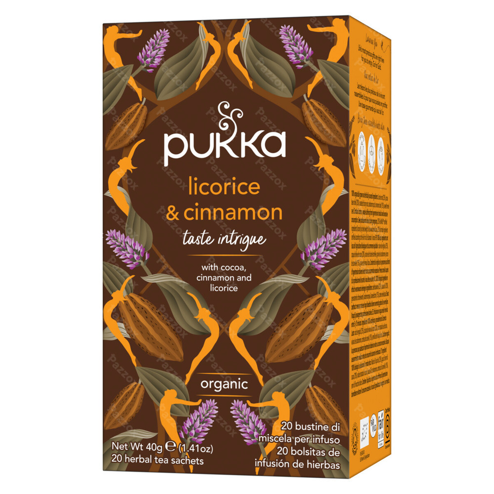 Pukka Licorice & Cinnamon Thé Bio 20 Sachets