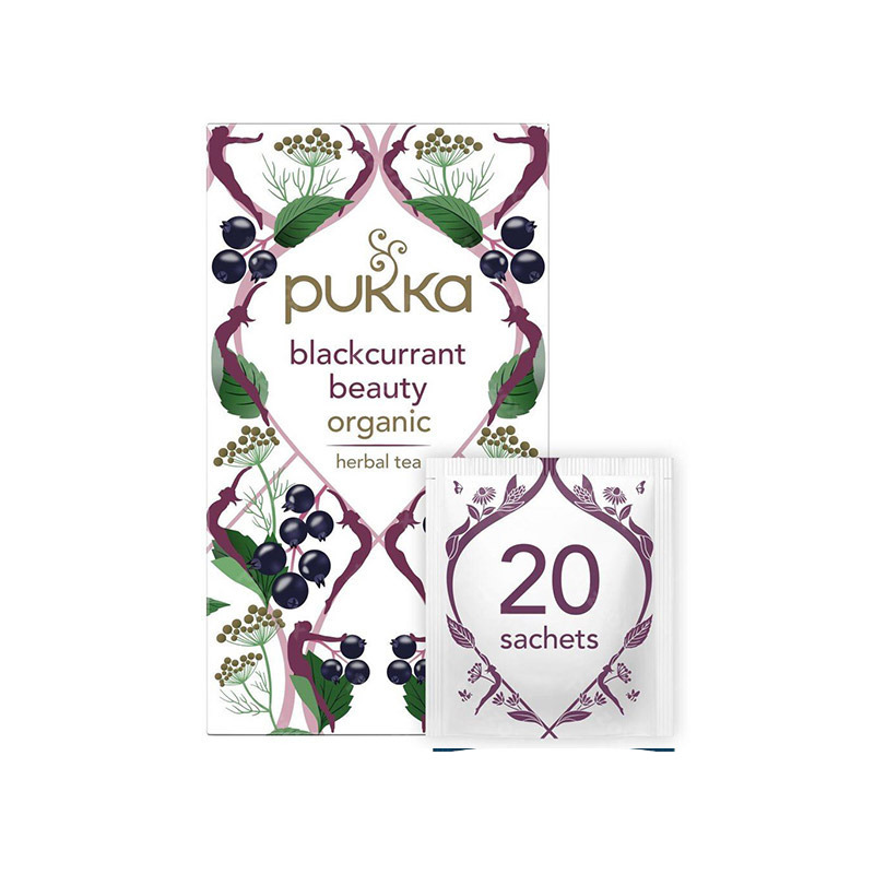 Pukka Blackcurrant Beaty Thé Bio 20 Sachets