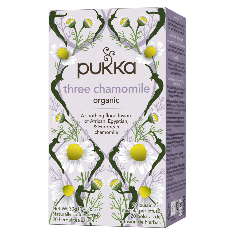 Pukka Three Chamomille Thé Bio 20 Sachets