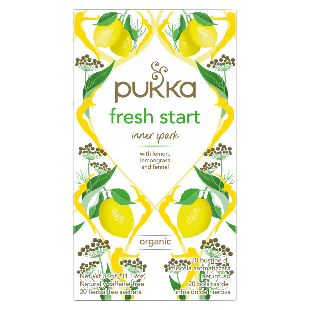 Pukka Fresh Start Thé Bio 20 Sachets