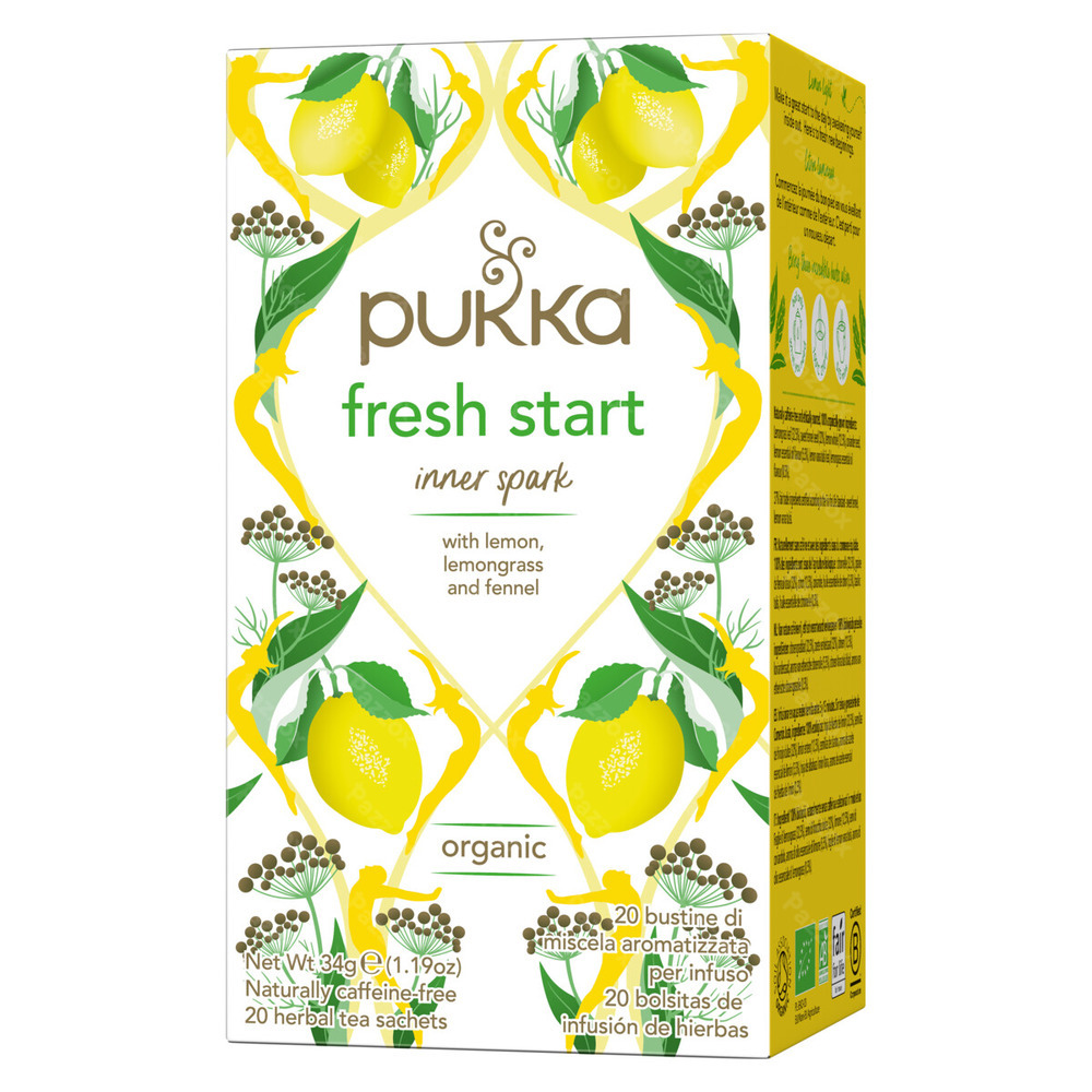 Pukka Fresh Start Thé Bio 20 Sachets