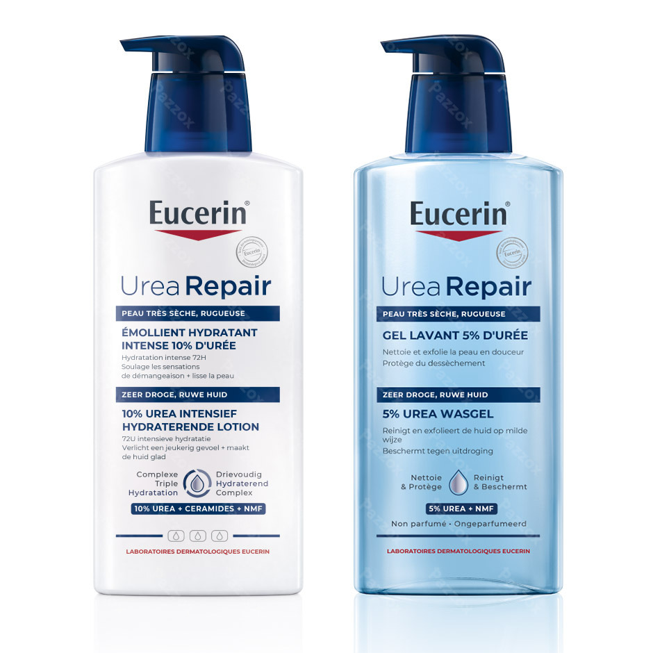 Eucerin UreaRepair Gel Lavant + Lotion Hydratante Intense Duo Pack