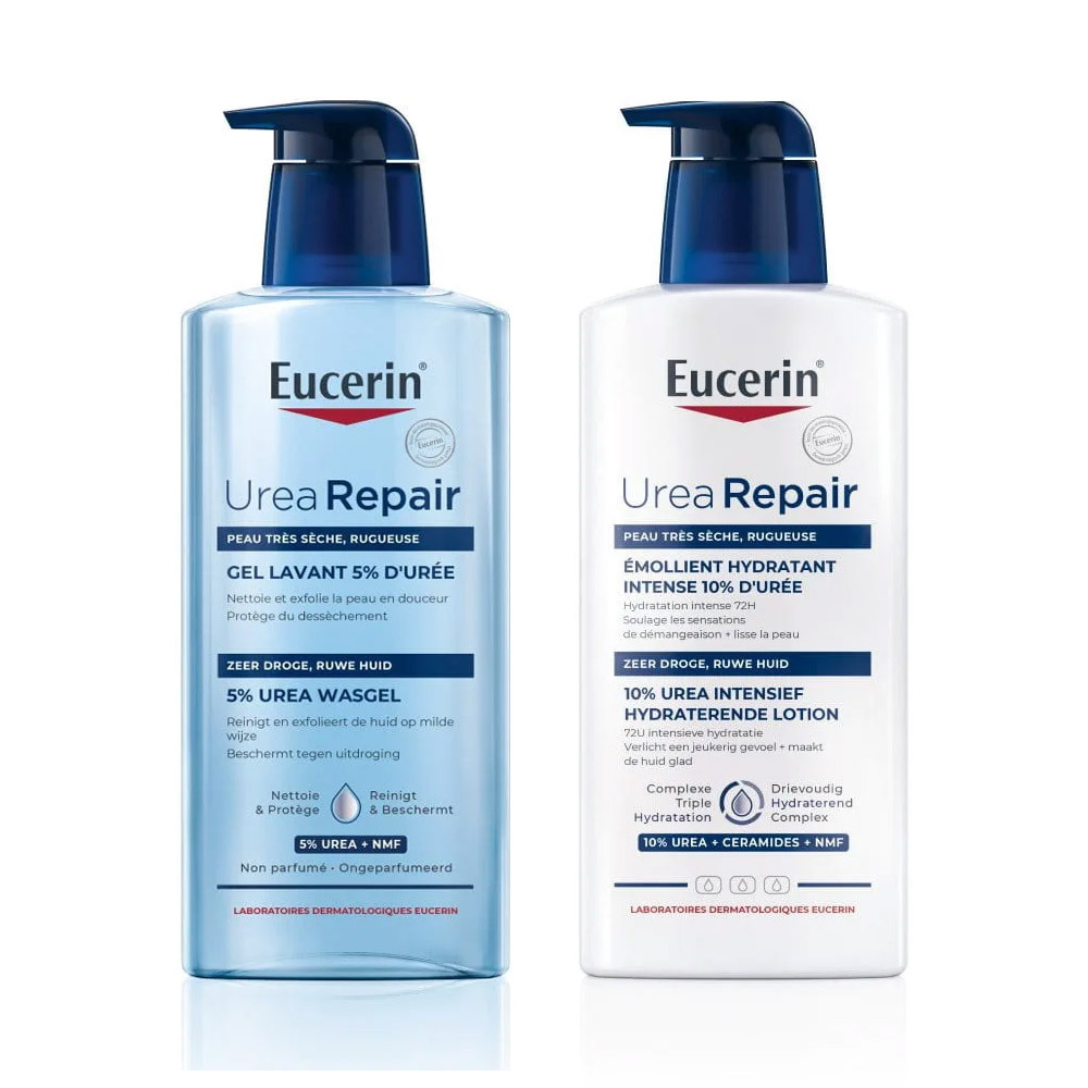 Eucerin UreaRepair Gel Lavant + Lotion Hydratante Intense Duo Pack