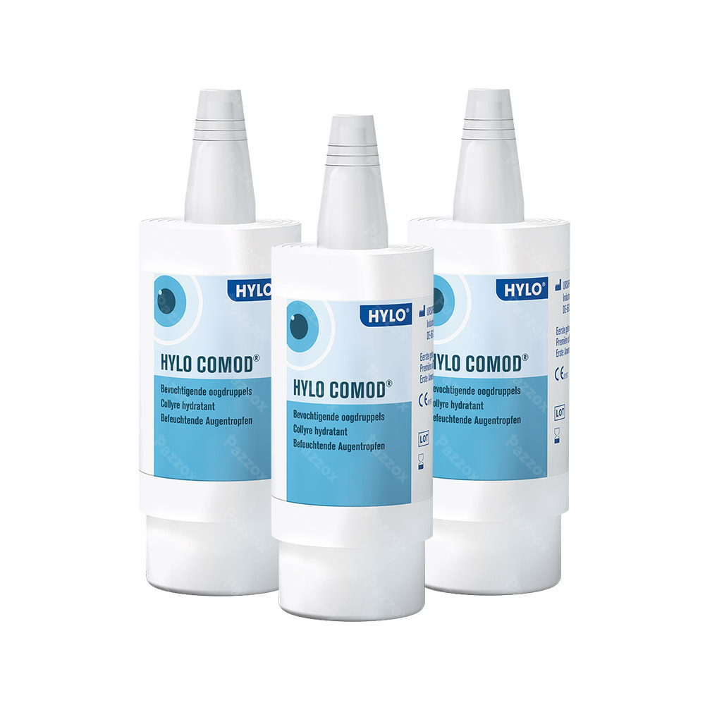 Hylo Comod Gouttes Oculaires Hydratantes 3 x 10 ml Paquet Promo