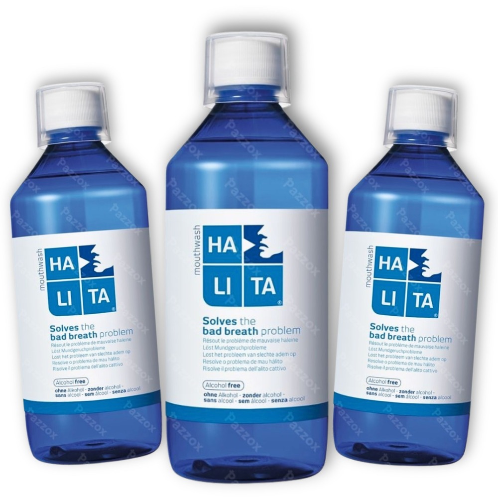 Halita Solution Buccale 3 x 500ml Paquet Promo