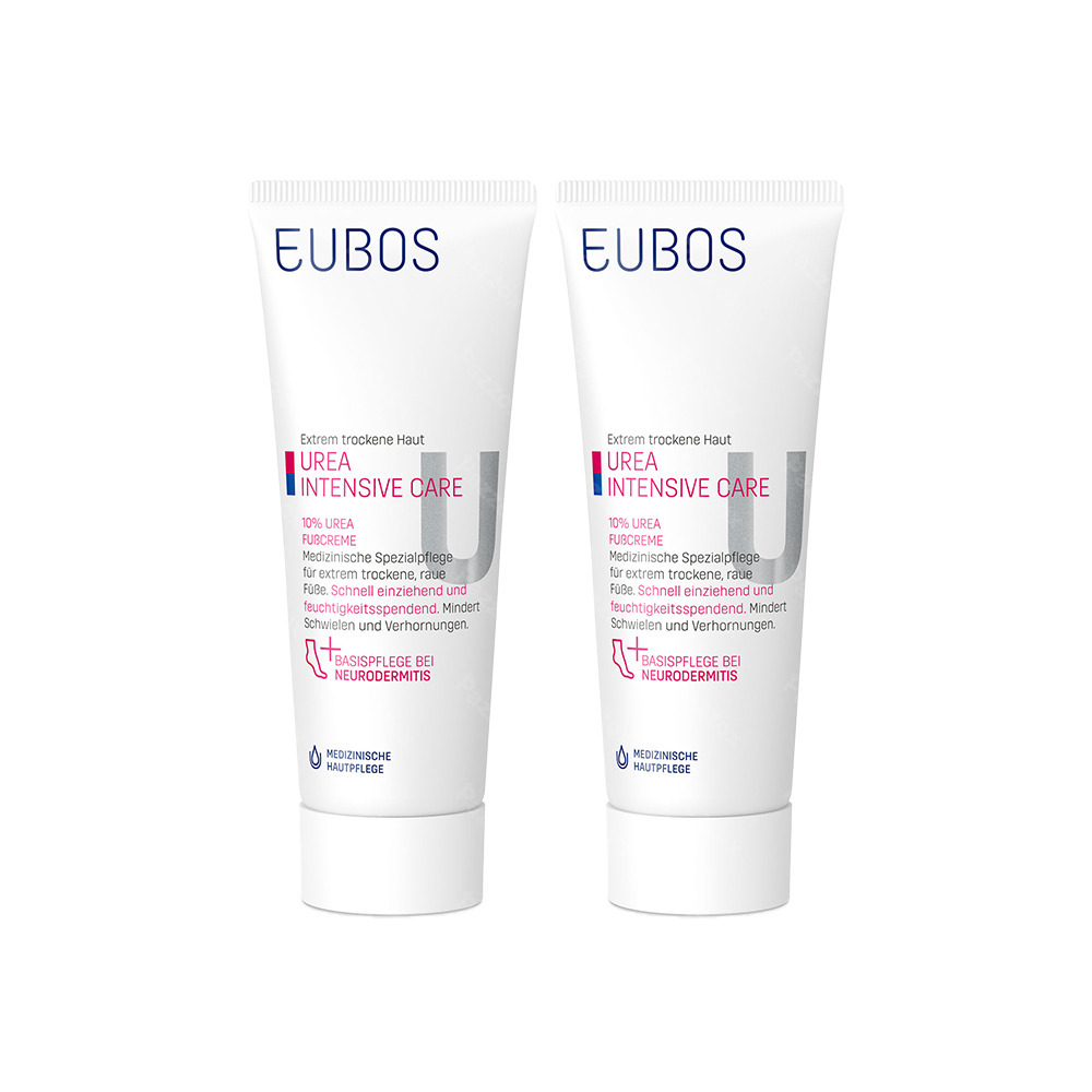 Eubos Urea 10% Voetcrème 125ml 1+1 Gratuit