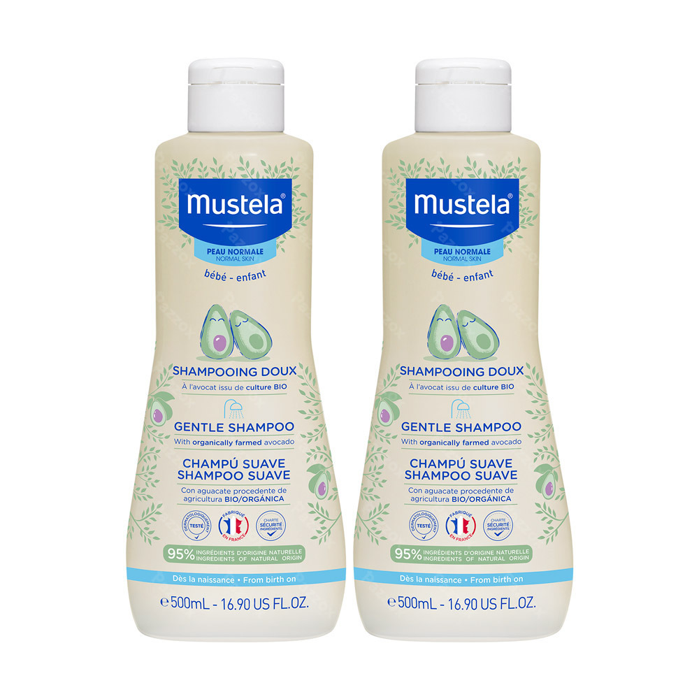 Mustela Bébé Shampooing Doux 500ml 1+1 Gratuit