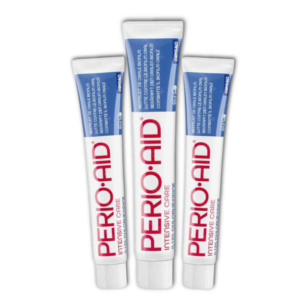 Perio-aid Intensive Care Gel 3 x 75ml Paquet Promo