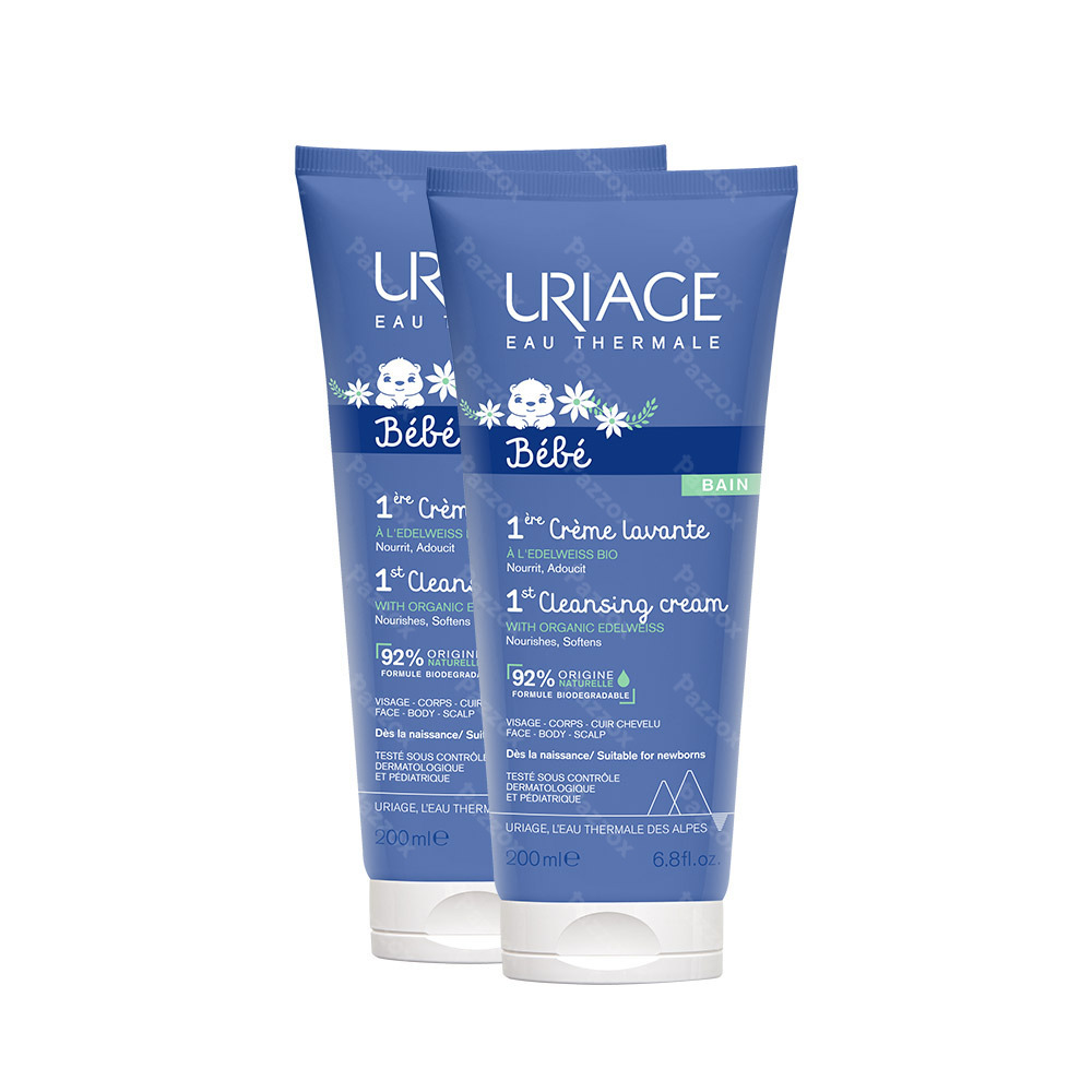 Uriage Bébé Crème Lavante 200ml 1+1 Gratuit
