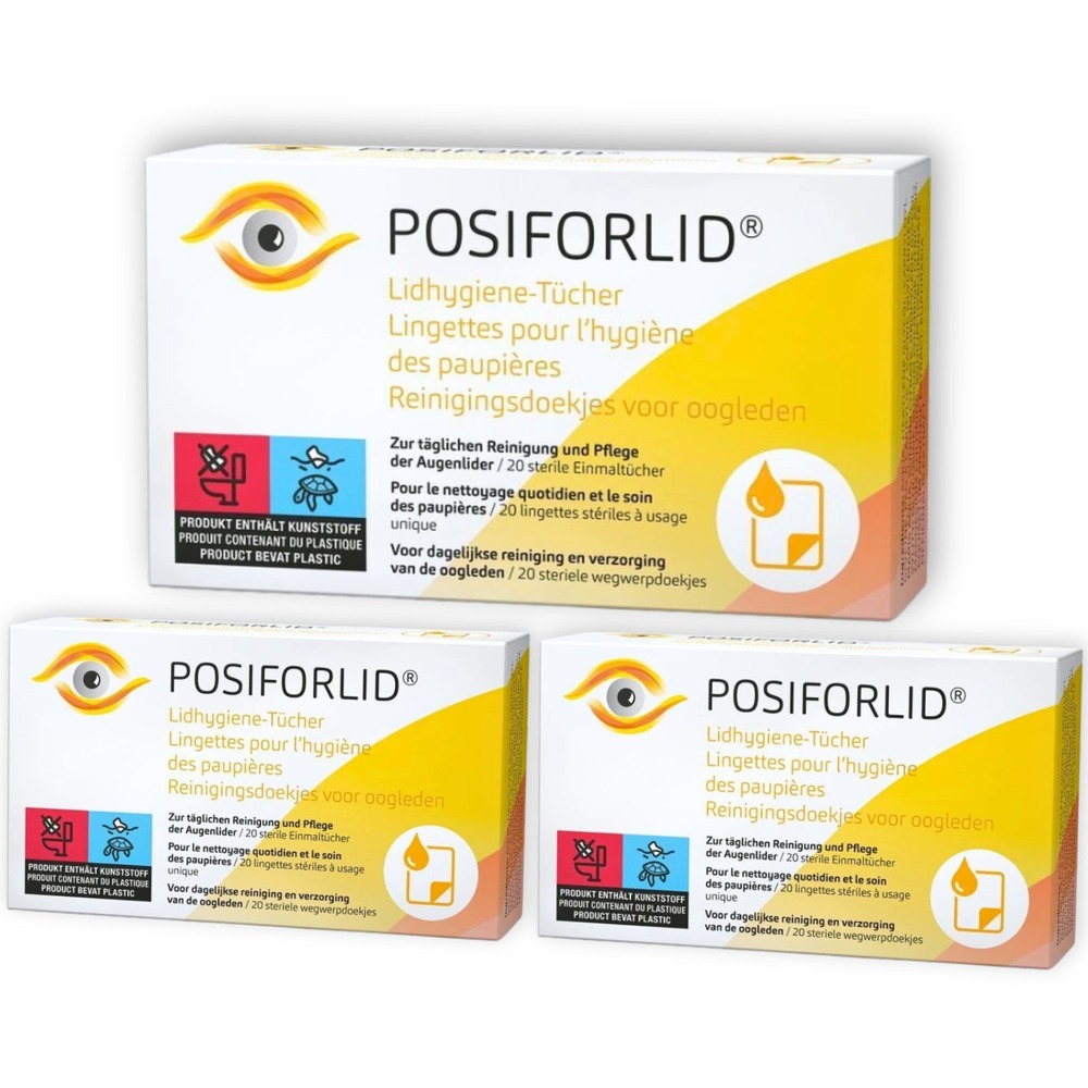 Posiforlid Lingettes Hygiene Paupieres          20