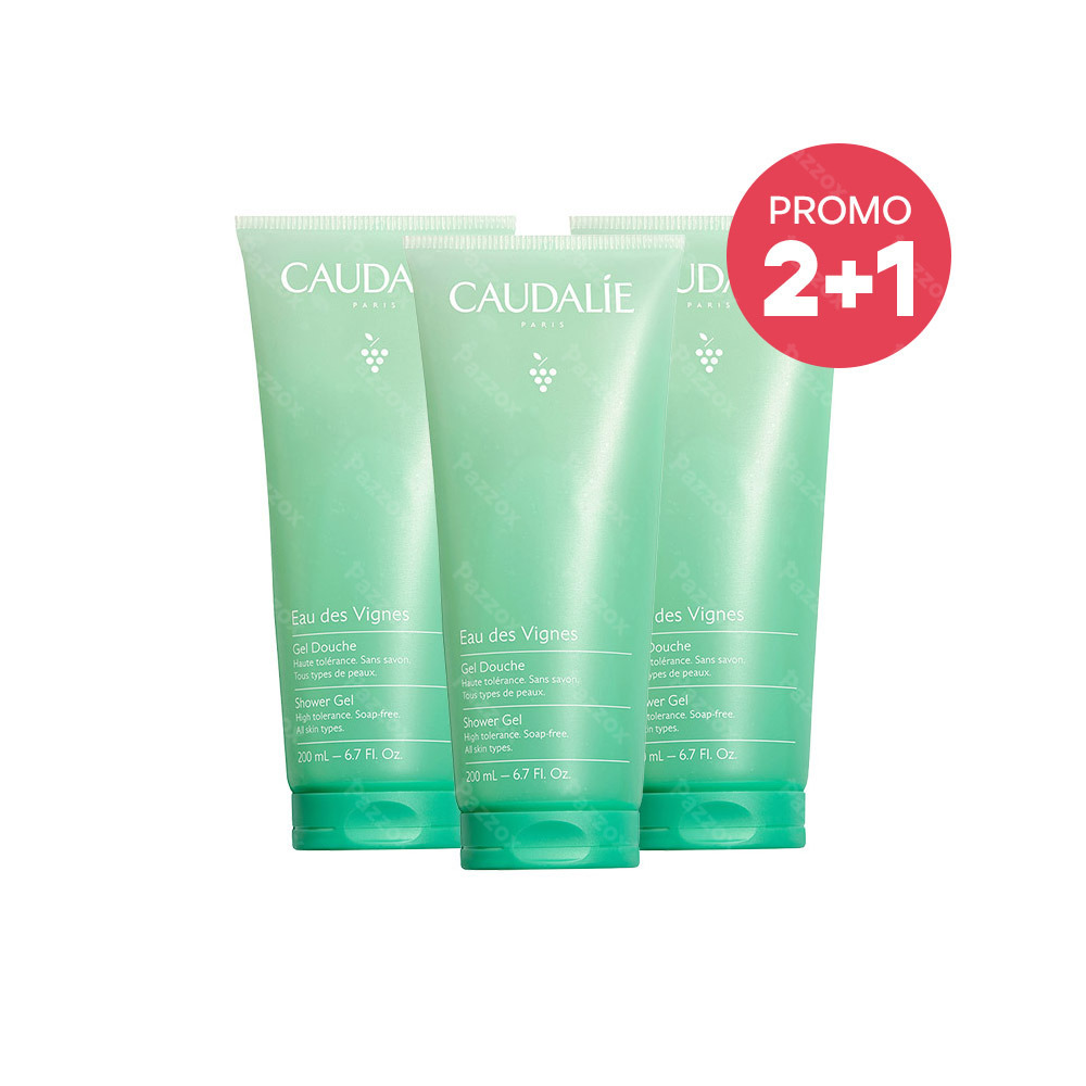 Caudalie Gel Douche Eau Des Vignes 200ml 2+1 Gratuit
