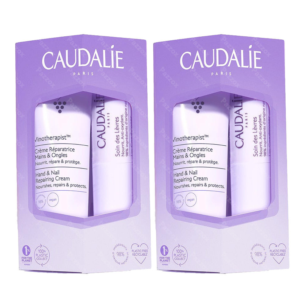 Caudalie Duo Mains 30ml & Lèvres 4,5g Vinotherapist 1+1 Gratuit
