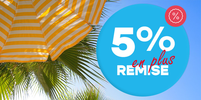 5% de remise en plus